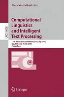 Computational Linguistics and Intelligent Text Processing: Proceedings of the 11th International Conference (© Springer)